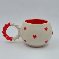 KIRMIZI KALPLER SARMAL - 3D-ÖRGÜLÜ BALONCUK KUPA - 3D - 