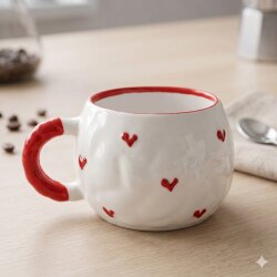 KIRMIZI KALPLER SARMAL - 3D-TONTİK KUPA - 3D - 