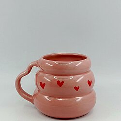 KIRMIZI KALPLER SARMAL-KOVAN KUPA - PEMBE SAP PEMBE GÖVDE - 