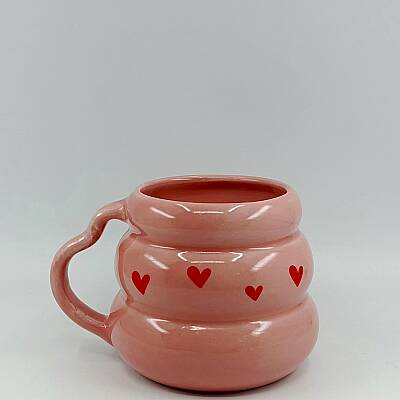 KIRMIZI KALPLER SARMAL-KOVAN KUPA - PEMBE SAP PEMBE GÖVDE - 1
