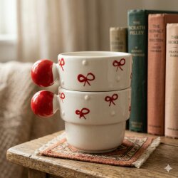 KIRMIZI KURDELE - 3D-İKİLİ PUNTO ESPRESSO - 3D - 