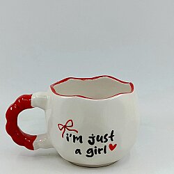 KIRMIZI KURDELE IM JUST A GİRL-NİVA KUPA - KIRMIZI SAP KIRMIZI TURNET - 