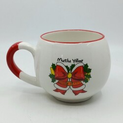 KIRMIZI KURDELE MUTLU YILLAR-BALON KUPA - KIRMIZI SAP KIRMIZI TURNET - 