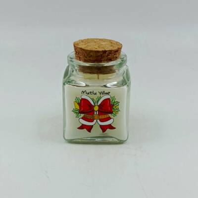 KIRMIZI KURDELE MUTLU YILLAR-TIPALI MUM - TEKLİ - 1