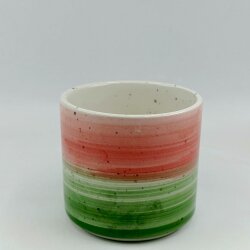 KIRMIZI YEŞİL FIRÇA DARBESİ - 3D-ORBİS KUPA - 3D - 