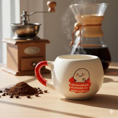 KISKANANLAR OLDU DELİRENLER - BALON KUPA - KIRMIZI SAP - 1