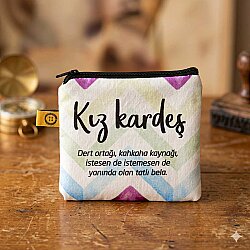 KIZ KARDEŞ-BOZUK PARA CÜZDANI - TEKLİ - 