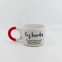 KIZ KARDEŞ - DÜĞÜM KUPA - KIRMIZI SAP - 