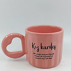 KIZ KARDEŞ-EROS KUPA - PEMBE SAP PEMBE GÖVDE - 