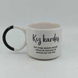 KIZ KARDEŞ - O KUPA - SİYAH SAP - 