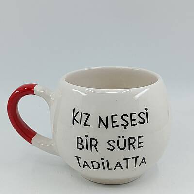 KIZ NEŞESİ BİR SÜRE TADİLATTA-BALON KUPA - KIRMIZI SAP - 1