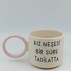 KIZ NEŞESİ BİR SÜRE TADİLATTA-O KUPA - PEMBE SAP - 