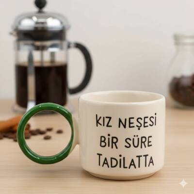 KIZ NEŞESİ BİR SÜRE TADİLATTA-O KUPA - YEŞİL SAP - 1