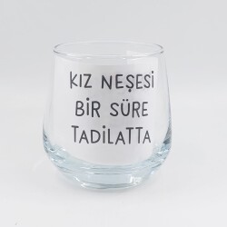 KIZ NEŞESİ BİR SÜRE TADİLATTA-VİSKİ BARDAĞI - ŞEFFAF - 