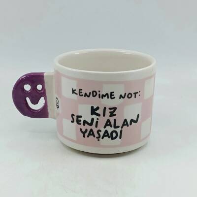 KIZ SENİ ALAN YAŞADI-SMİLE KUPA - LİLA SAP - 1