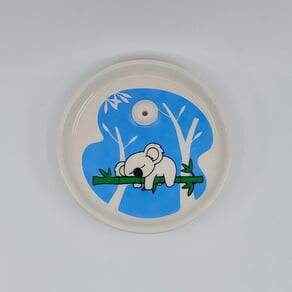 KOALA-YUVARLAK SERAMİK NOTLUK - TRANSPARAN GÖVDE - 1