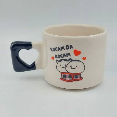 KOCAM DA KOCAM - KALP KUPA - SİYAH SAP - 1