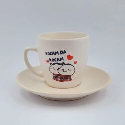 KOCAM DA KOCAM-KLASİK TÜRK KAHVESİ FİNCANI - TRANSPARAN - 