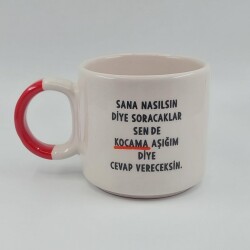 KOCAMA AŞIĞIM DİYE CEVAP - D KUPA - KIRMIZI SAP - 