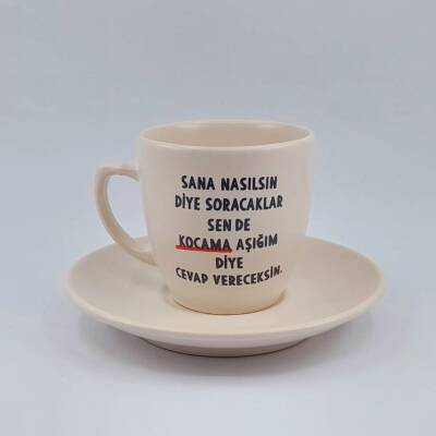KOCAMA AŞIĞIM DİYE CEVAP-KLASİK TÜRK KAHVESİ FİNCANI - TRANSPARAN - 1