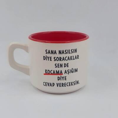 KOCAMA AŞIĞIM DİYE CEVAP - VENUS KUPA - KIRMIZI İÇ - 1