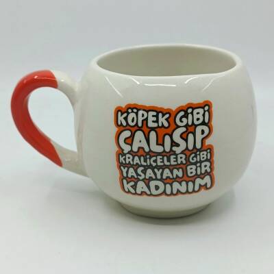 KÖPEK GİBİ ÇALIŞIP - BALON KUPA - TURUNCU SAP - 1