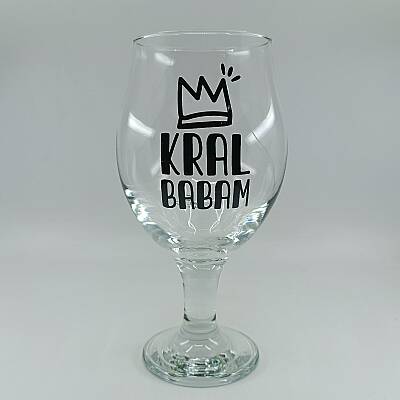 KRAL BABAM-CAM BİRA BARDAĞI - ŞEFFAF - 1