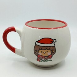 KÜÇÜK KIZ MUTLU YILLAR-BALON KUPA - KIRMIZI SAP KIRMIZI TURNET - 