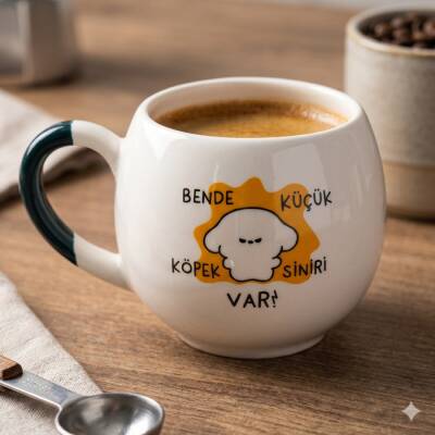 KÜÇÜK KÖPEK SİNİRİ-BALON KUPA - YEŞİL SAP - 1