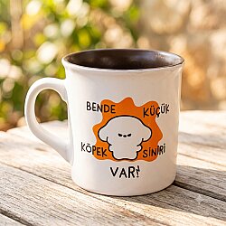 KÜÇÜK KÖPEK SİNİRİ-İDA KUPA - TRANSPARAN SAP TRANSPARAN GÖVDE KAHVERENGİ İÇ - 