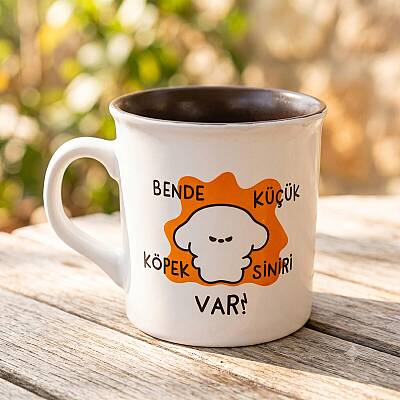 KÜÇÜK KÖPEK SİNİRİ-İDA KUPA - TRANSPARAN SAP TRANSPARAN GÖVDE KAHVERENGİ İÇ - 1