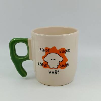 KÜÇÜK KÖPEK SİNİRİ-NONA KUPA - YEŞİL SAP - 1