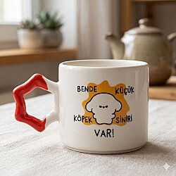 KÜÇÜK KÖPEK SİNİRİ-YILDIZ KUPA - TURUNCU SAP - 