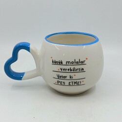 KÜÇÜK MOLALAR VEREBİLİRSİN-AMOUR KUPA - MAVİ SAP MAVİ TURNET - 