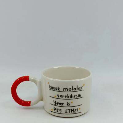 KÜÇÜK MOLALAR VEREBİLİRSİN-DÜĞÜM KUPA - TURUNCU SAP - 1