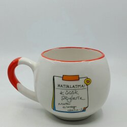 KÜÇÜK ŞEYLERLE MUTLU OLMAYI DENE-BALON KUPA - TURUNCU SAP TURUNCU TURNET - 