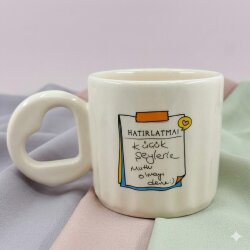 KÜÇÜK ŞEYLERLE MUTLU OLMAYI DENE-EROS KUPA - TRANSPARAN SAP TRANSPARAN GÖVDE - 