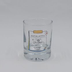 KÜÇÜK ŞEYLERLE MUTLU OLMAYI DENE-SHOT BARDAĞI - ŞEFFAF - 