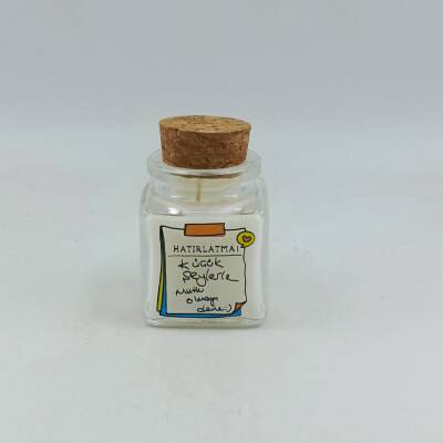 KÜÇÜK ŞEYLERLE MUTLU OLMAYI DENE-TIPALI MUM - TEKLİ - 1