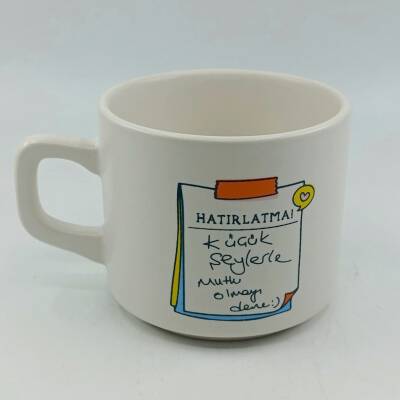 KÜÇÜK ŞEYLERLE MUTLU OLMAYI DENE-VENUS KUPA - TRANSPARAN - 1