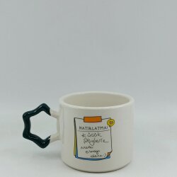 KÜÇÜK ŞEYLERLE MUTLU OLMAYI DENE-YILDIZ KUPA - YEŞİL SAP - 