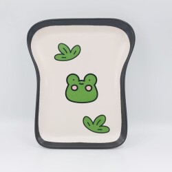 KURBAĞA & MANTAR-NOVA TOST TABAĞI - TRANSPARAN GÖVDE - 