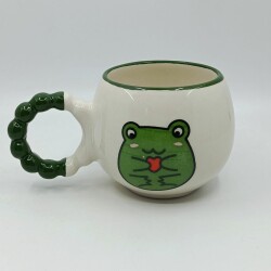 KURBAĞACIK-PUF KUPA - YEŞİL SAP YEŞİL TURNET - 