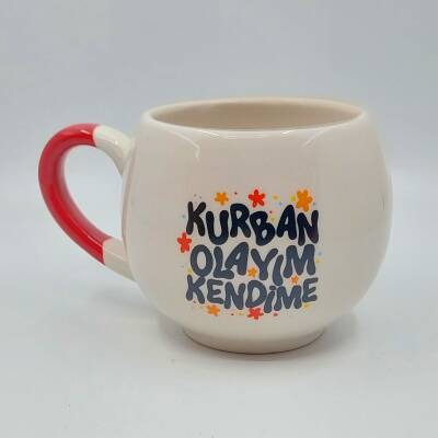 KURBAN OLAYIM KENDİME - BALON KUPA - KIRMIZI SAP - 1