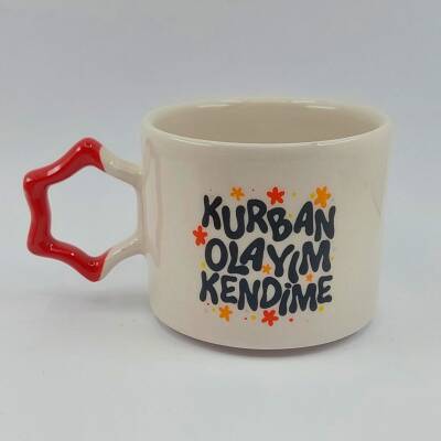 KURBAN OLAYIM KENDİME - YILDIZ KUPA - KIRMIZI SAP - 1