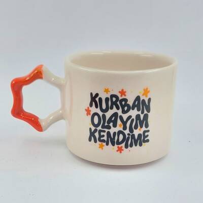 KURBAN OLAYIM KENDİME - YILDIZ KUPA - TURUNCU SAP - 1