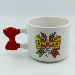 KURDELE GEYİK MUTLU YILLAR-KURDELE KUPA - KIRMIZI SAP - 