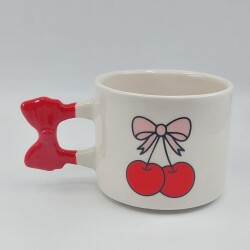 KURDELE KİRAZ-KURDELE KUPA - KIRMIZI SAP - 