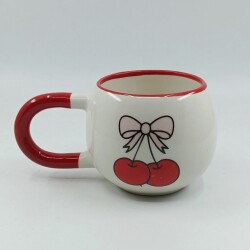 KURDELE KİRAZ-UPA KUPA - KIRMIZ SAP KIRMIZI TURNET - 