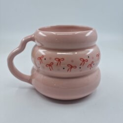 KURDELE-KOVAN KUPA - PEMBE SAP PEMBE GÖVDE - 